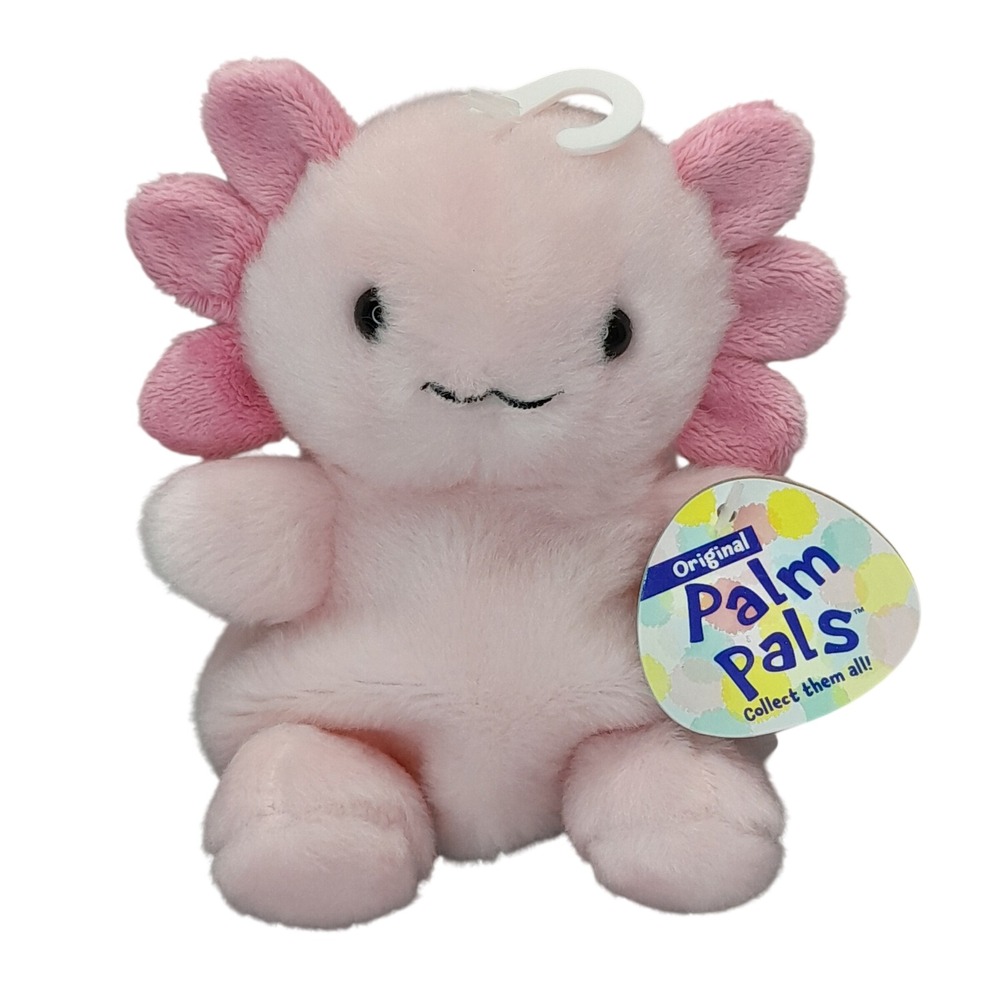Aurora Palm Pals Ax Axolotl Pink Plush‎ Stuffed Animal Aquatic Toy 33675 NEW